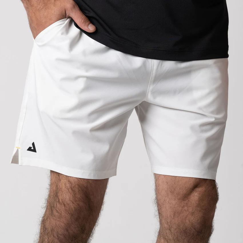 [JOO-400-14187] JOOLA Men's Woven Shorts 7" (White, S)