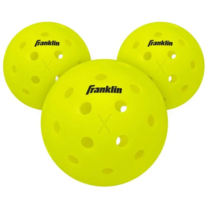 [FRA-200-52821S] FRANKLIN X-40 Outdoor Pickleball (Sinlge, Optic Yellow)