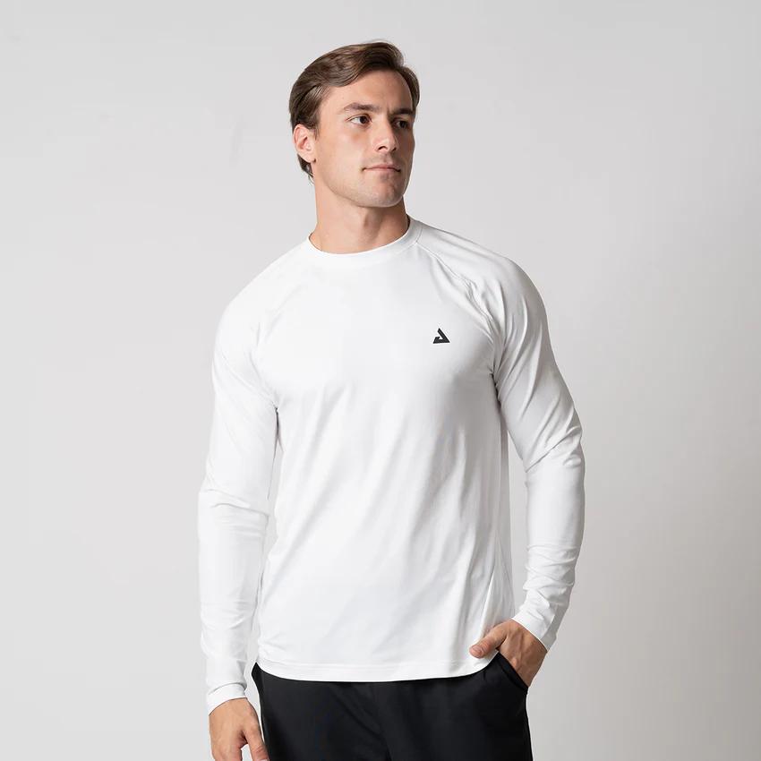 [JOO-400-14051] JOOLA Men's Court Long Sleeve (White, L)
